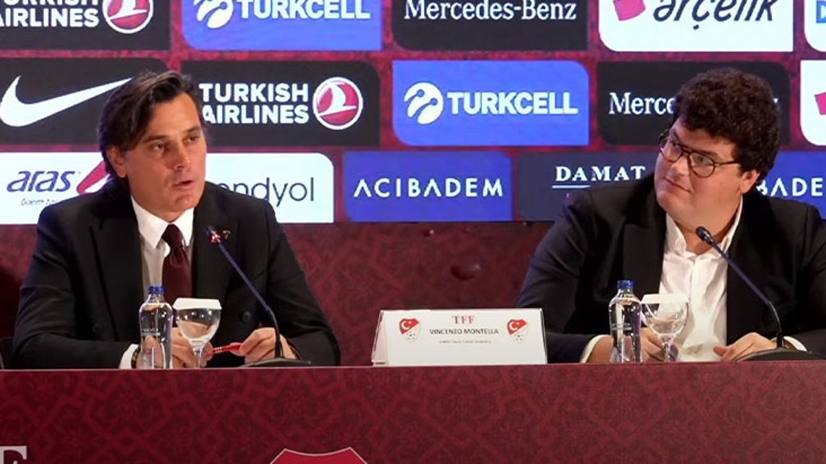 A Milli Takım'ın yeni hocası Montella, imza töreninde özür diledi: Henüz o seviyeye gelemedim