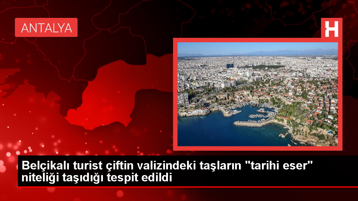 Antalya'da bulunan taşlar tarihi eser çıktı