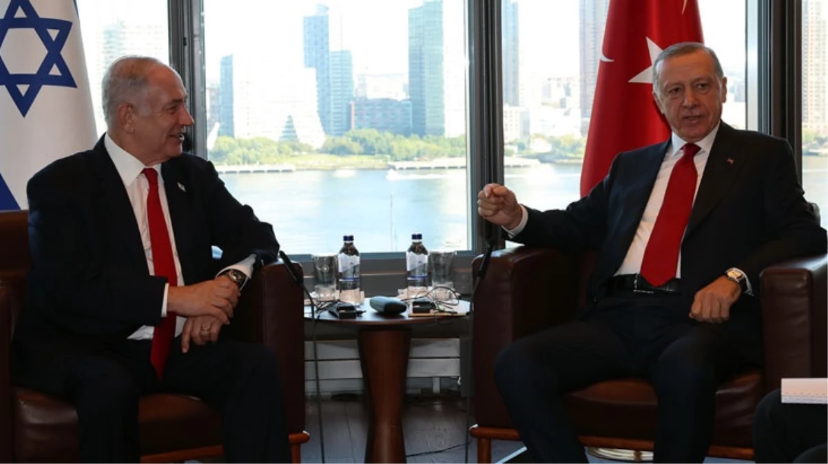 Cumhurbaşkanı Erdoğan, Türkevi'nde İsrail Başbakanı Netanyahu'yu kabul etti