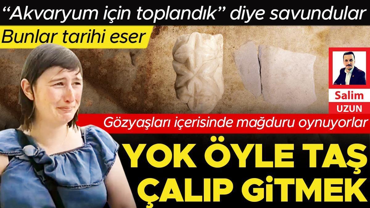 ‘Akvaryum taşı’ tarihi eser çıktı