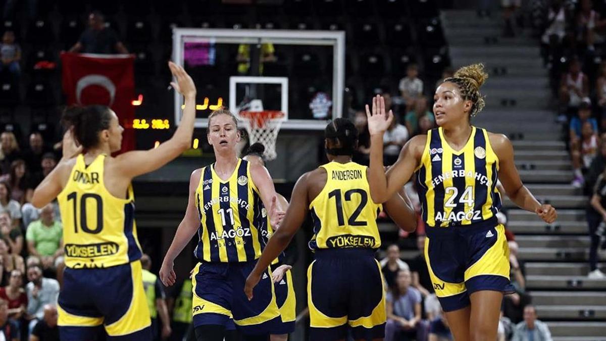 Fenerbahçe Alagöz Holding - LDLC ASVEL Feminin maç sonucu: 109-52 | Kadın basketbolda Süper Kupa Fenerbahçe'nin!