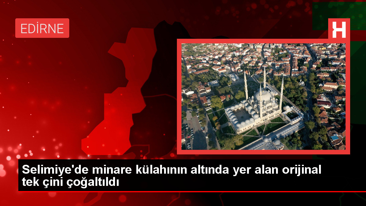 Mimar Sinan'ın ustalık eseri Selimiye Camisi'nin restorasyonu sürüyor