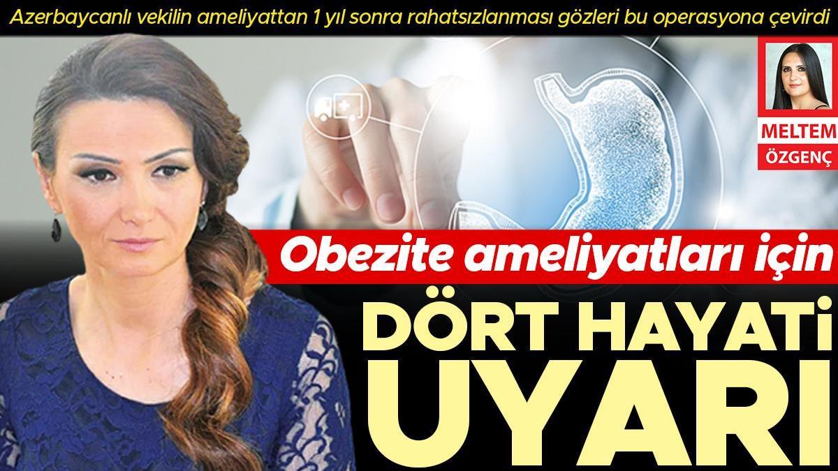 Obezite ameliyatları için dört hayati uyarı