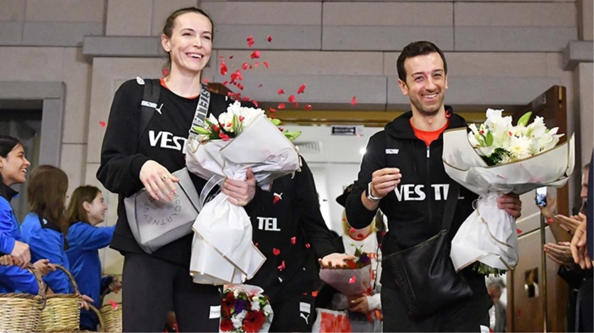 Olimpiyat vizesi alan Filenin Sultanları, yurda döndü