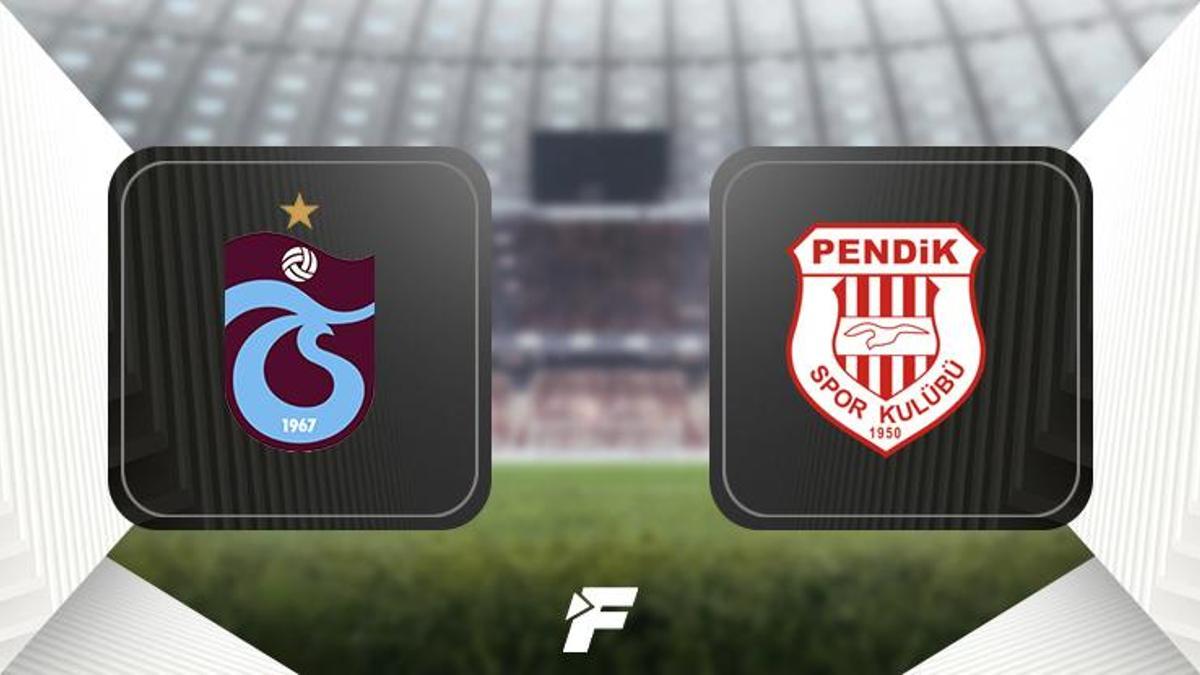 Trabzonspor - Pendikspor maçı CANLI