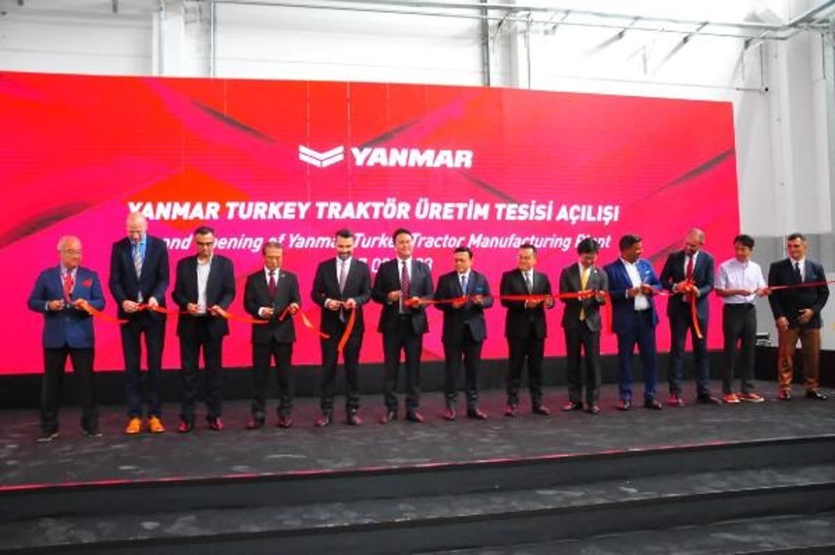 Yanmar, Türkiye'deki yeni traktör fabrikasını İzmir'de açtı