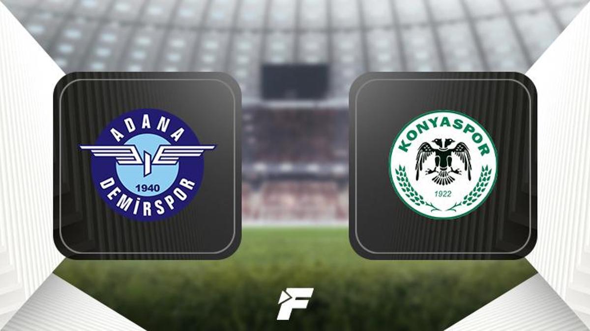 Adana Demirspor-Konyaspor maçı (CANLI)