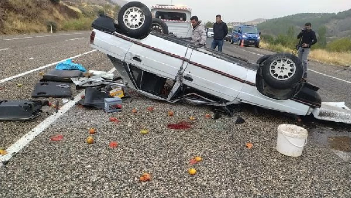 Adıyaman'da Otomobil Takla Attı: 5 Yaralı