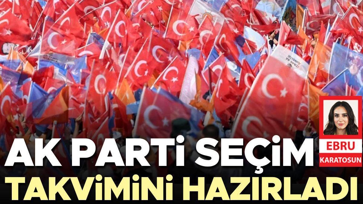 AK Parti takvimini hazırladı