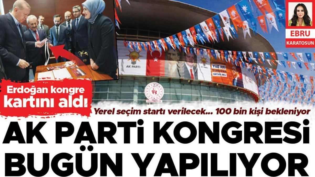 AK Parti’den 100 bin kişiyle kongre: Bugün yerel seçim startı verilecek