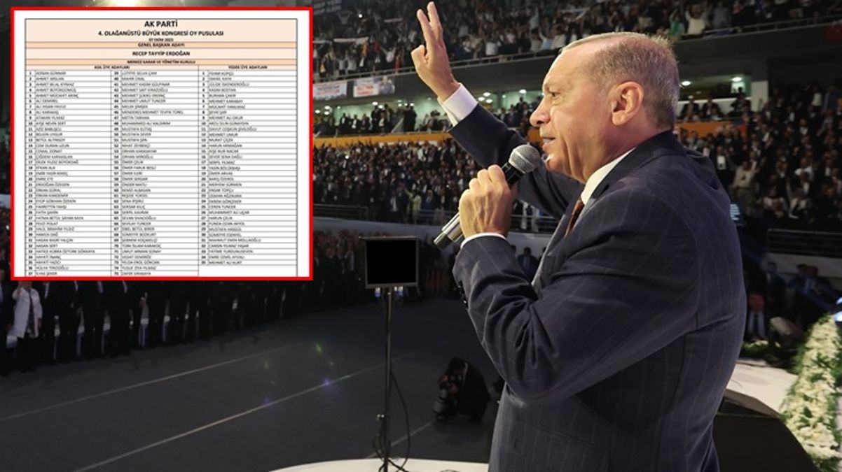 AK Parti'nin MKYK listesinde 49 isim çizik yedi, aralarında Binali Yıldırım da var