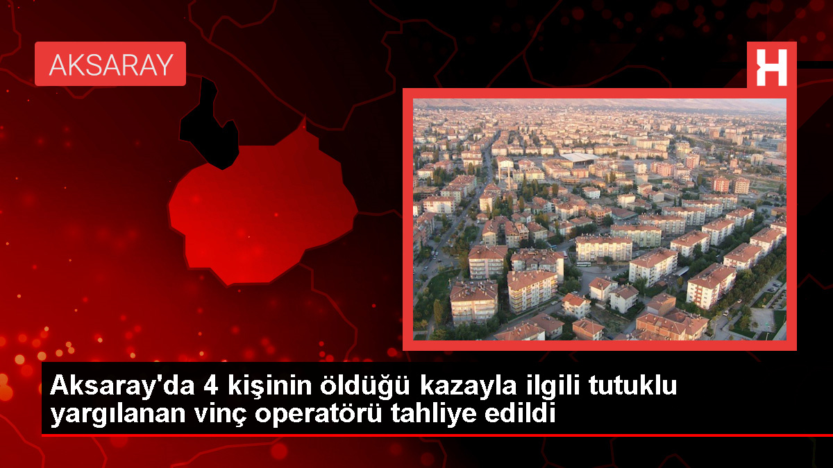 Aksaray'da vince çarpan otomobildeki kazada 4 kişi hayatını kaybetti