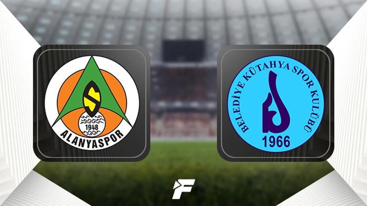 Alanyaspor-Belediye Kütahyaspor maçı (CANLI)