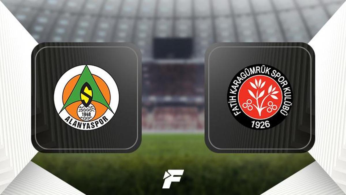 Alanyaspor-Fatih Karagümrük maçı (CANLI)