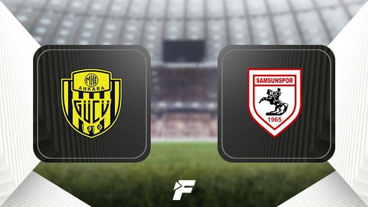 Ankaragücü-Samsunspor maçı (CANLI)