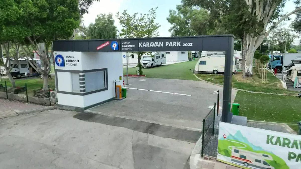 Antalya'da Karavan Park Hizmete Açıldı