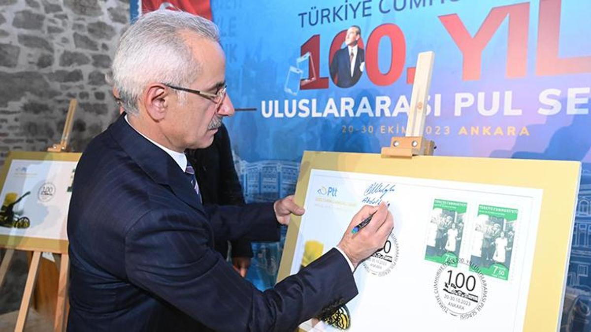 Bakan Uraloğlu açıkladı: PTT'den 100'üncü yıl pullar