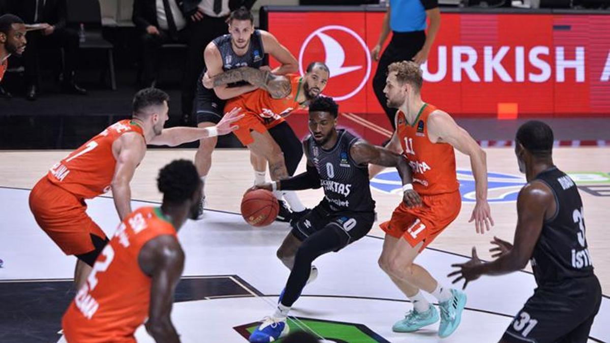 Beşiktaş-Cedevita Olimpija maç sonucu: 73-66