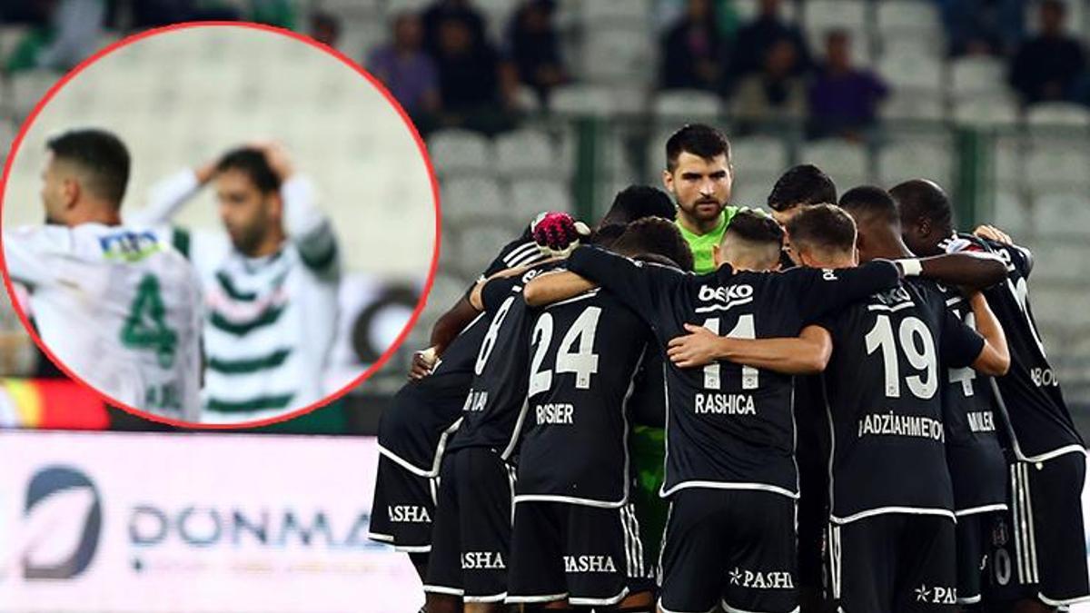 Beşiktaş-Konyaspor maçının ilk yarısında ilginç rakamlar! İkinci yarıya çıkamadı