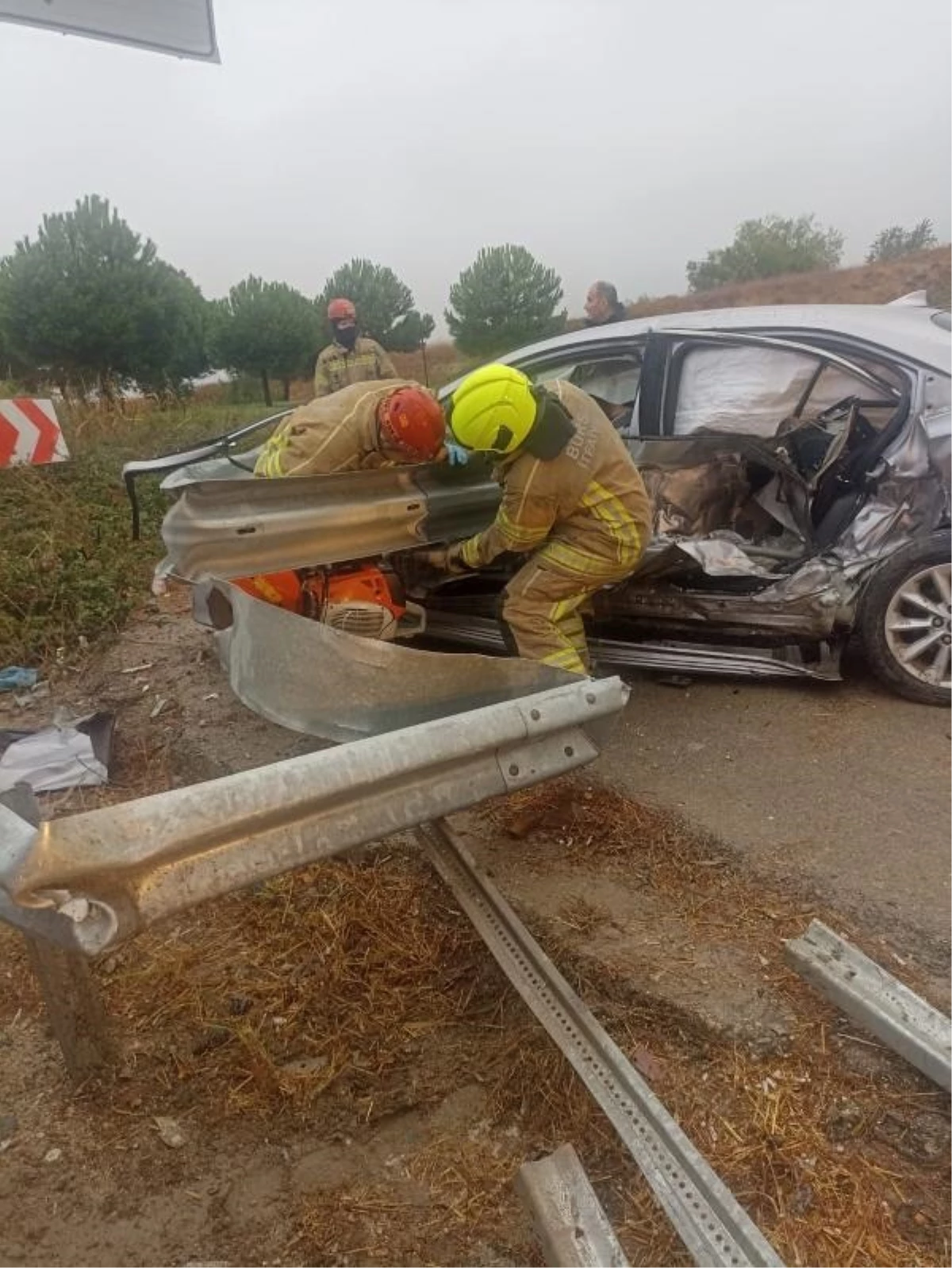 Bursa'da Yağış Nedeniyle Meydana Gelen Trafik Kazasında Bir Kişi Hayatını Kaybetti