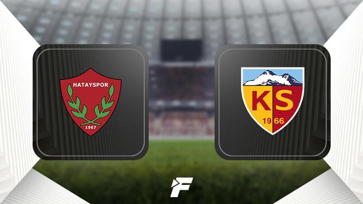 (CANLI) Hatayspor-Kayserispor maçı