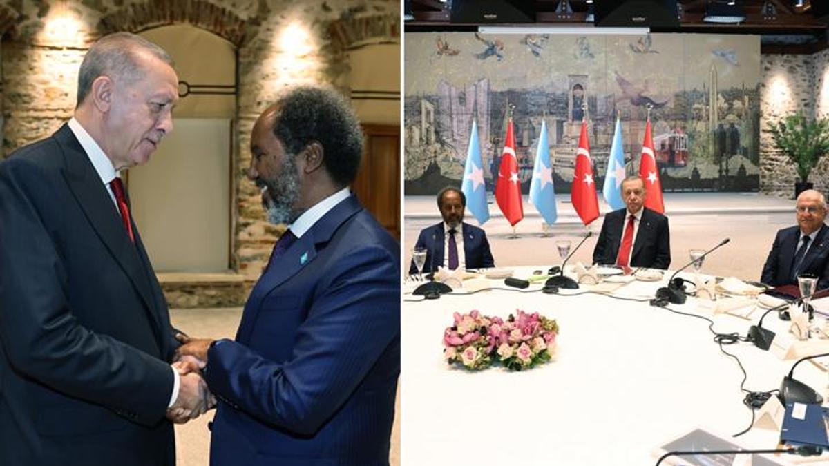 Cumhurbaşkanı Erdoğan, Somali Cumhurbaşkanı ile görüştü