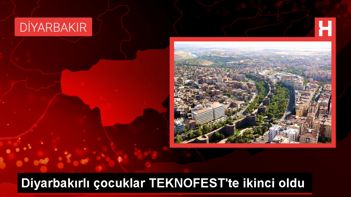 Diyarbakırlı çocuklar TEKNOFEST'te ikinci oldu