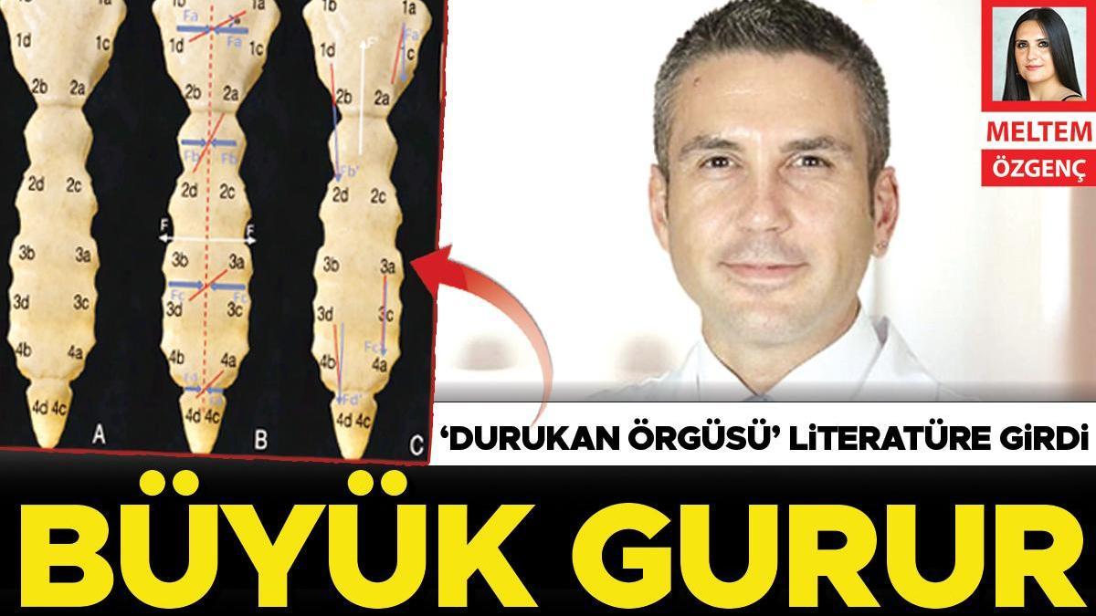 ‘Durukan Örgüsü’ literatüre girdi... Büyük gurur