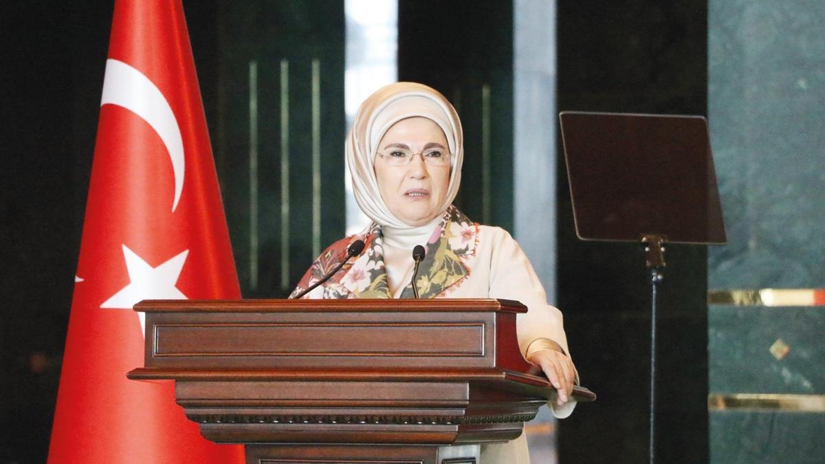 Emine Erdoğan: İnsanlığın vicdanı ölüyor