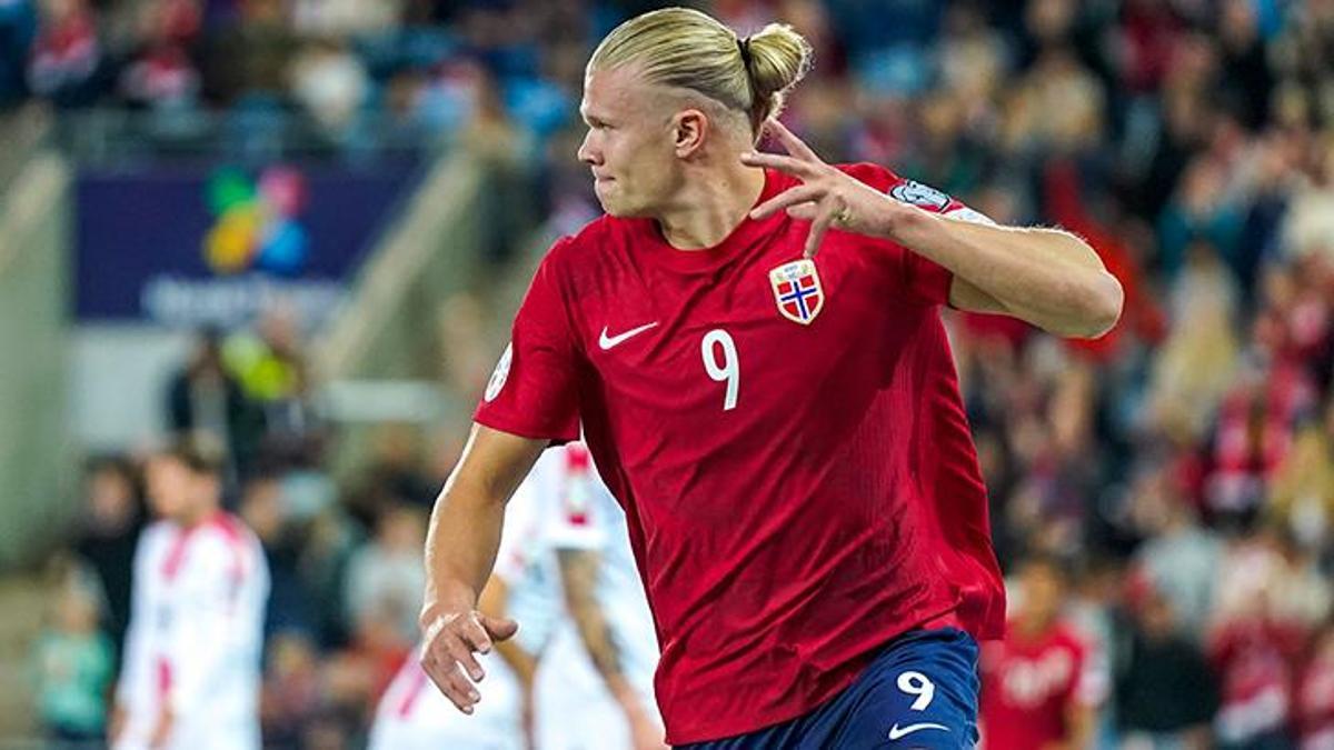 Erling Haaland Norveç tarihine geçiyor!