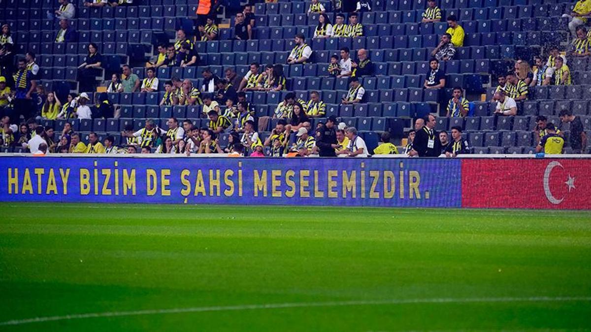 Fenerbahçe'den Kadıköy'de Hatayspor'a duygusal karşılama