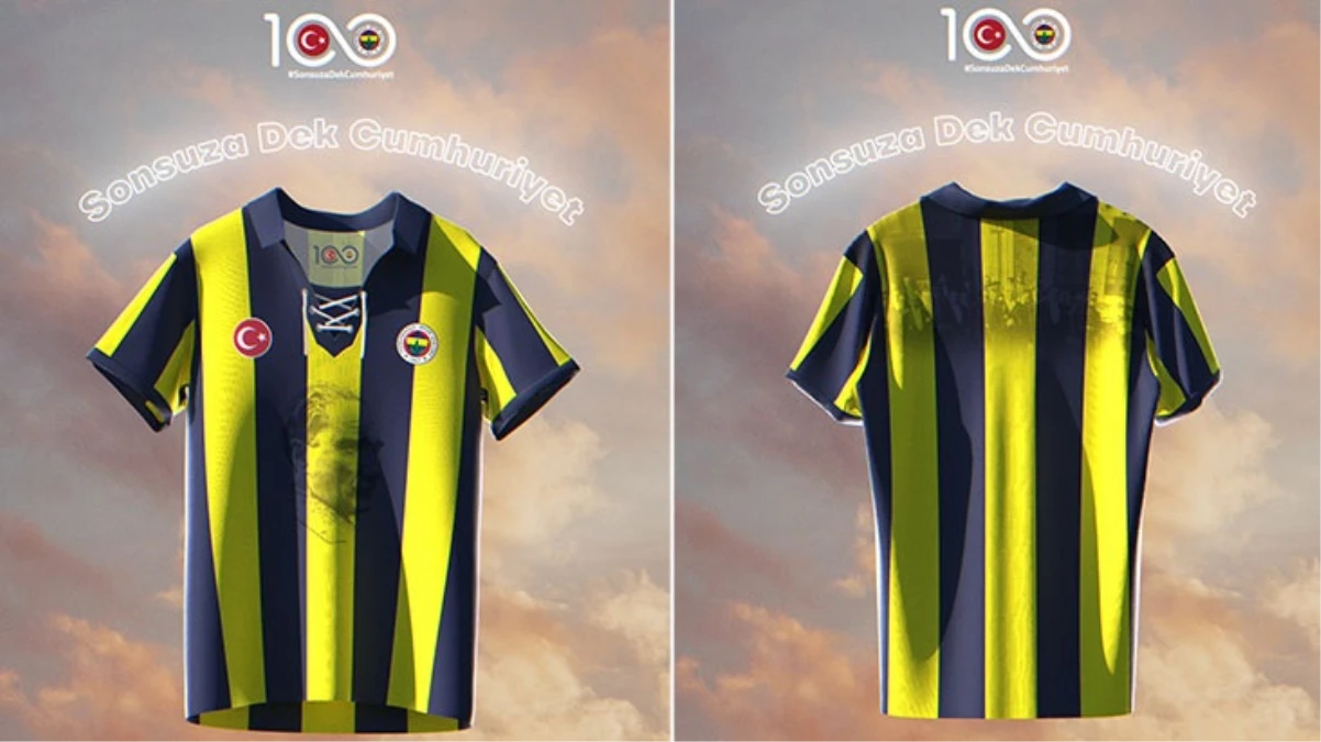 Fenerbahçe, Cumhuriyet'in 100. yılına özel forma çıkardı! Yoğunluktan Fenerium'un sitesi çöktü