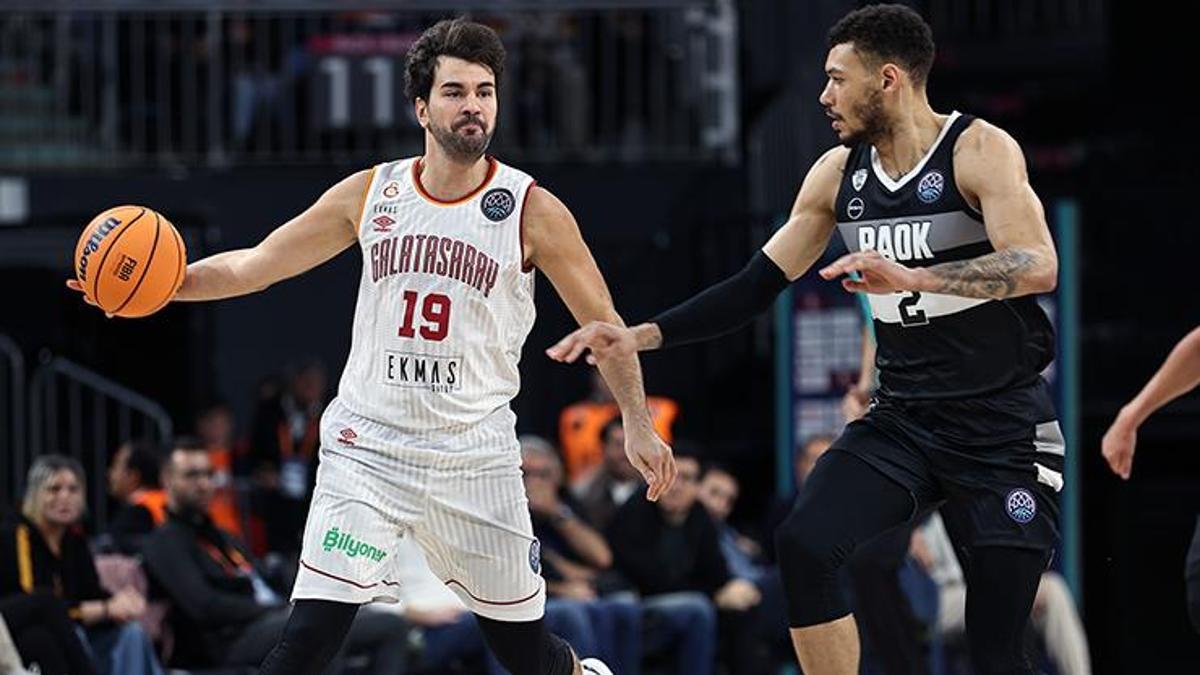 FIBA Şampiyonlar Ligi: Galatasaray-PAOK maç sonucu: 77-88