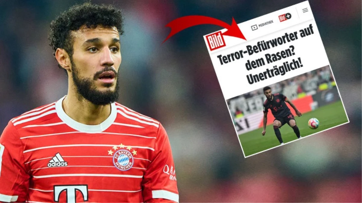 Filistin'e destek veren Bayern Münih'in yıldızı Mazraoui için Bild'den skandal manşet! Sınır dışı edilmesini isteyen bile var