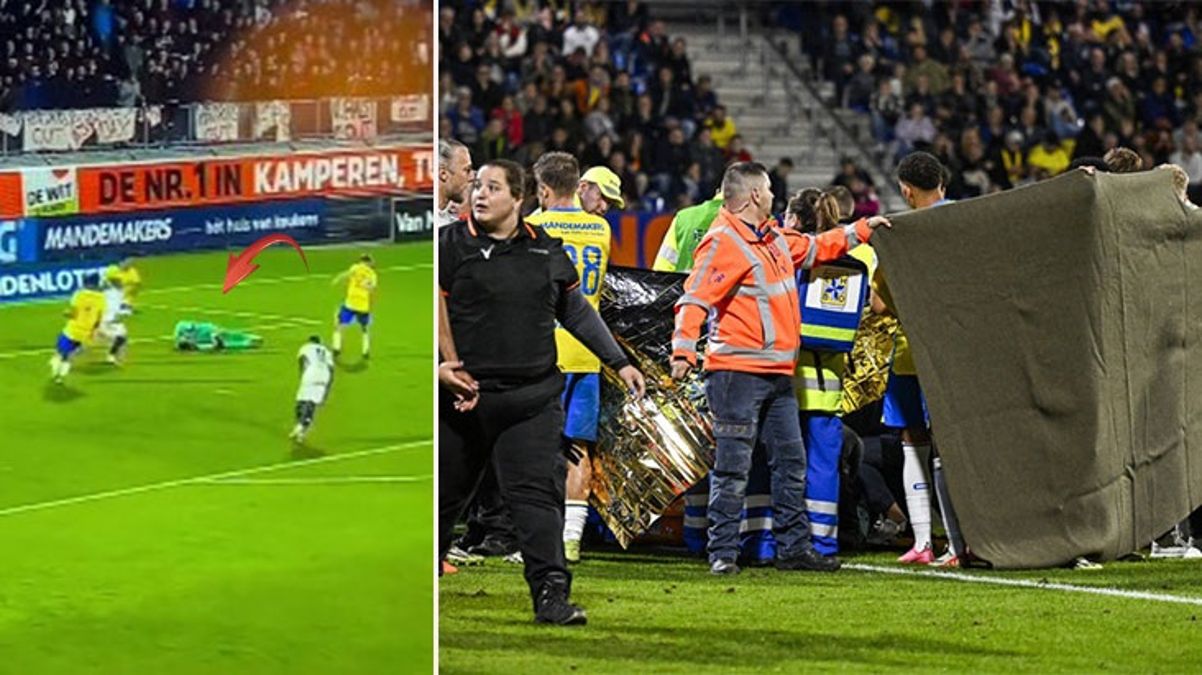 Futbolcu hastanelik oldu! Ajax-Waalwijk maçı bu kez sakatlık nedeniyle yarıda kaldı