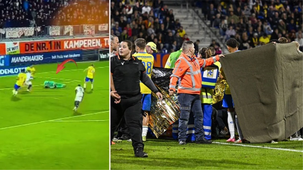 Futbolcu ölümden döndü! Ajax'ın maçı bu kez sakatlık nedeniyle yarıda kaldı