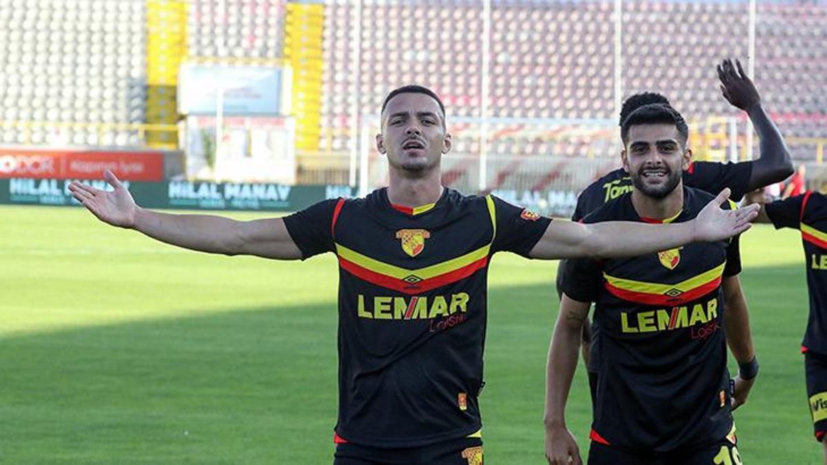 Göztepe'de Tijanic sevinci