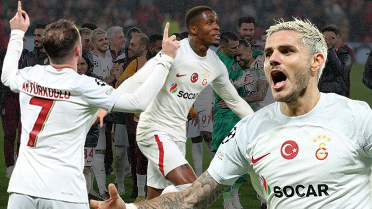 Galatasaray taraftarı Manchester'ı fethetti! Old Trafford inledi!