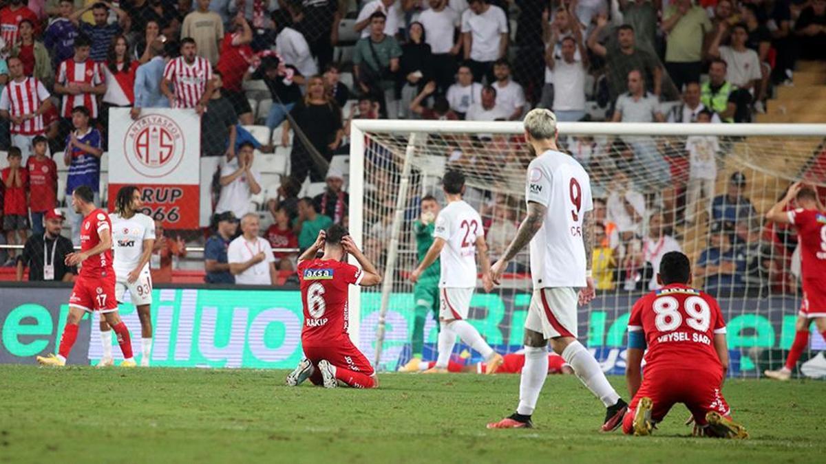 Galatasaray'a mağlup olan Antalyaspor, evinde bu kez kayıp