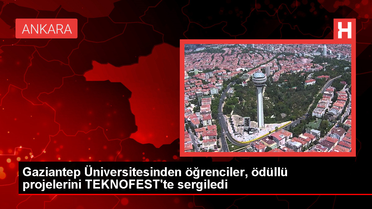 GAÜN Öğrencileri TEKNOFEST İzmir'de Ödüllü Projelerini Sergiledi