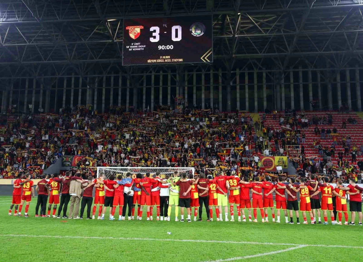 Göztepe, Trendyol 1. Lig'de en az gol yiyen takım oldu