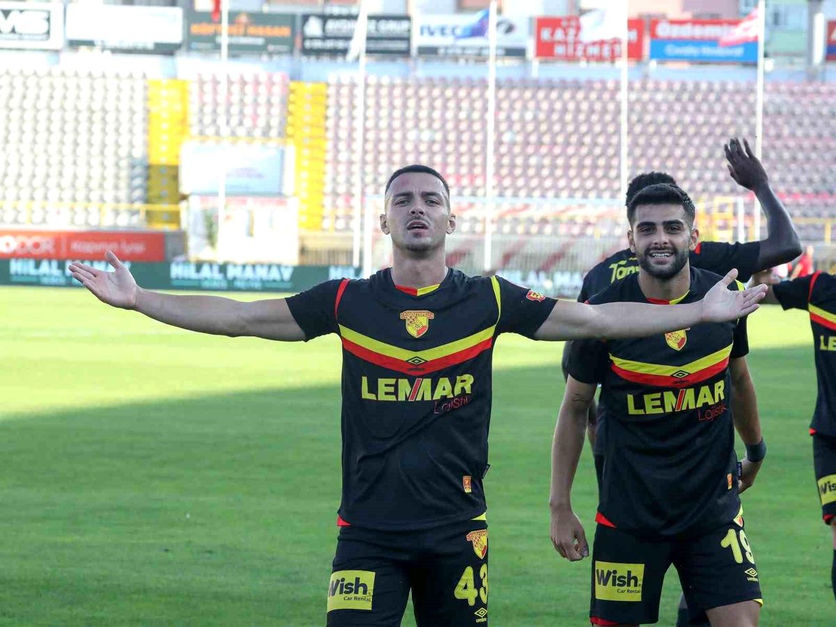 Göztepe'nin orta saha oyuncusu David Tijanic, takımının gol yükünü taşıyor