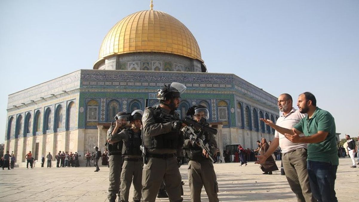 Hamas Cuma namazında protesto çağrısı yaptı! Mescid-i Aksa'da güvenlik önlemleri üst seviyeye çıkarıldı