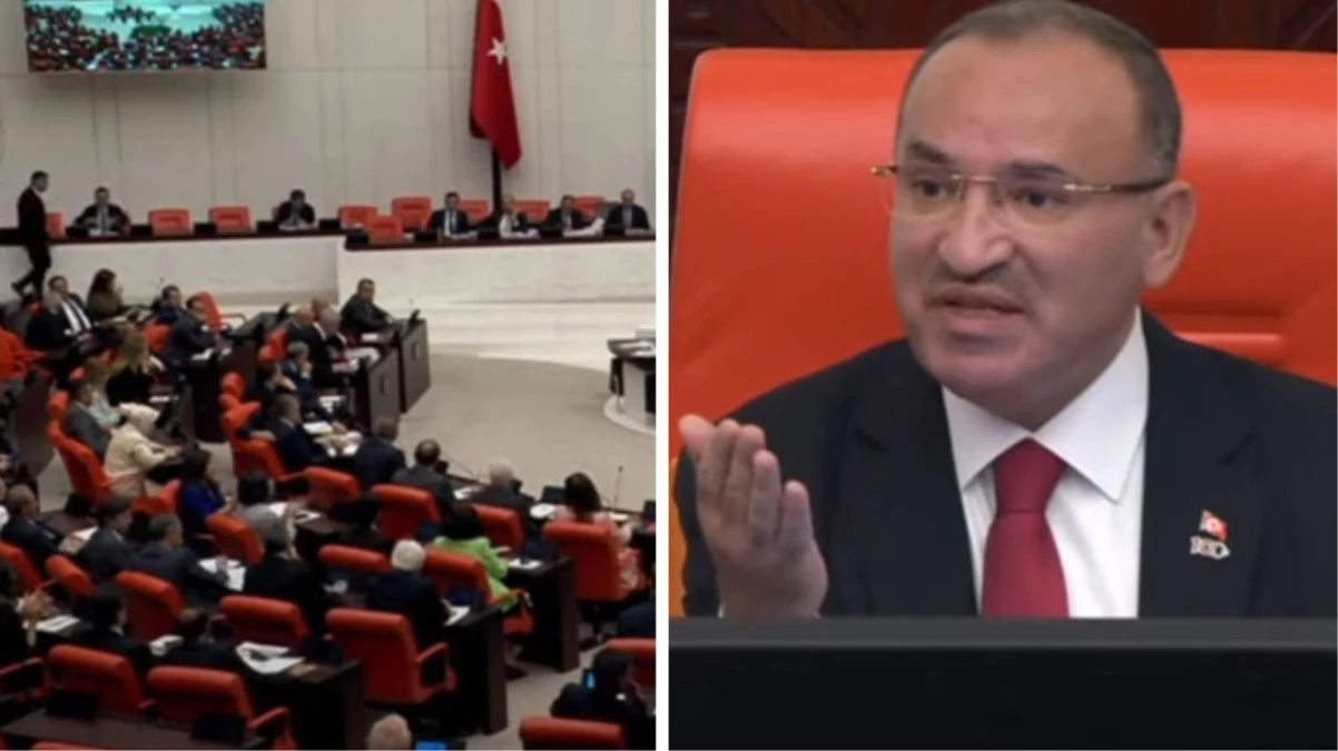 HEDEP'ten TBMM'de Celal Adan protestosu! Bekir Bozdağ oturuma ara vermek zorunda kaldı