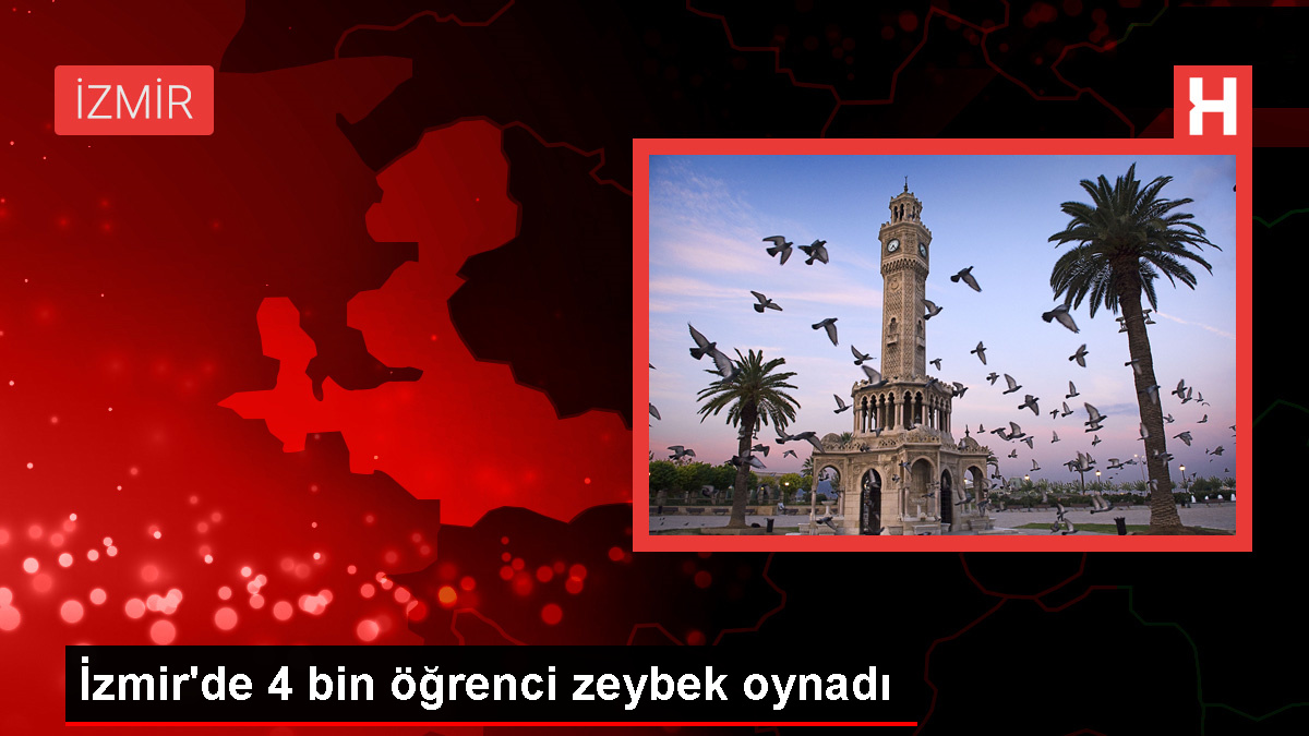 İzmir'de 4 Bin Öğrenci Atatürk Silüeti Oluşturdu