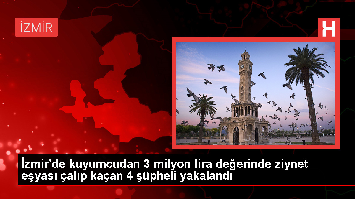 İzmir'de Kar Maskeli Soygun: 3 Milyon Değerinde Ziynet Eşyası Çalındı