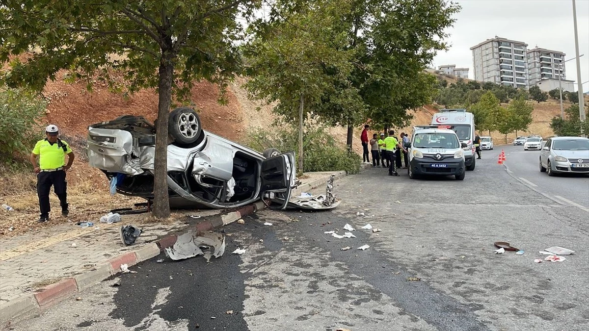 Kahramanmaraş'ta Otomobil Kazası: 5 Kişi Yaralandı