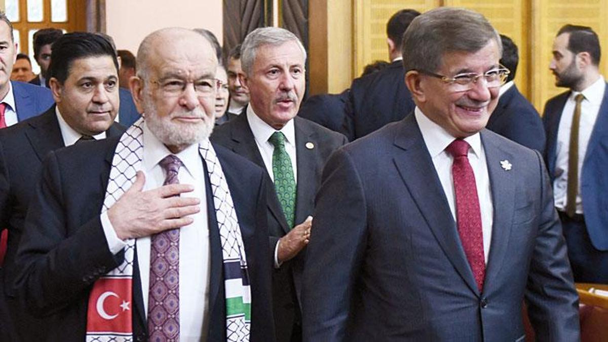 Karamollaoğlu ve Davutoğlu’ndan Bahçeli’ye sıra teşekkürü