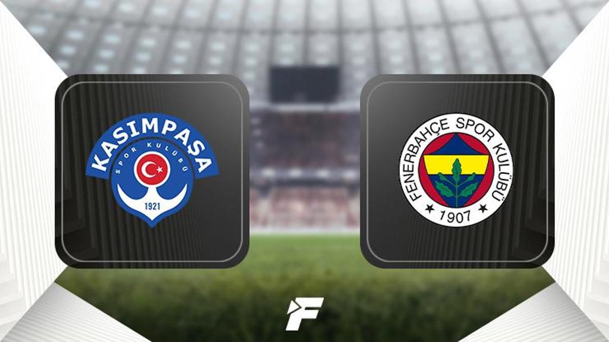 Kasımpaşa-Fenerbahçe maçı ne zaman, saat kaçta, hangi kanalda? (Muhtemel 11'ler)