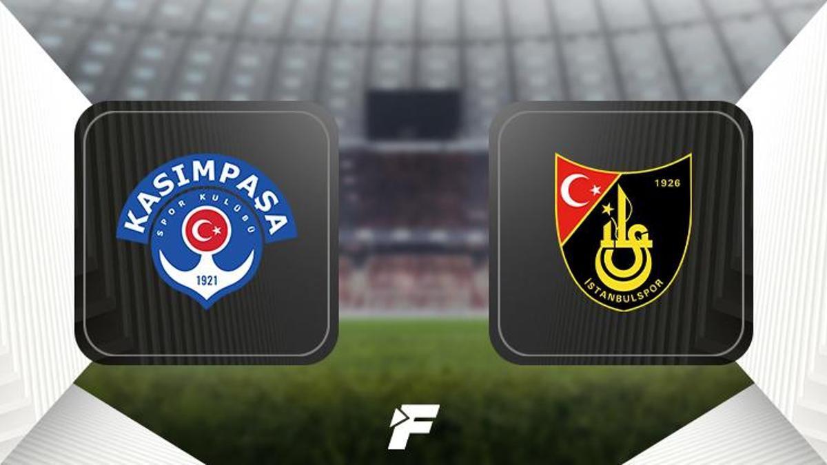 Kasımpaşa-İstanbulspor maçı (CANLI)